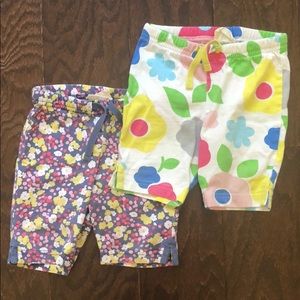 Mini Boden jersey crop shorts lot size 1.5 year